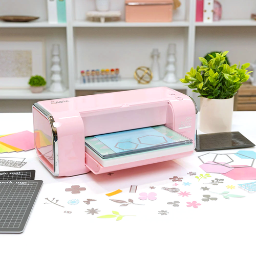 Sizzix - Big Shot Switch Plus Machine Die Cutting Bundle - Cherry Blossom - Magic Mat and Magnetic Mat