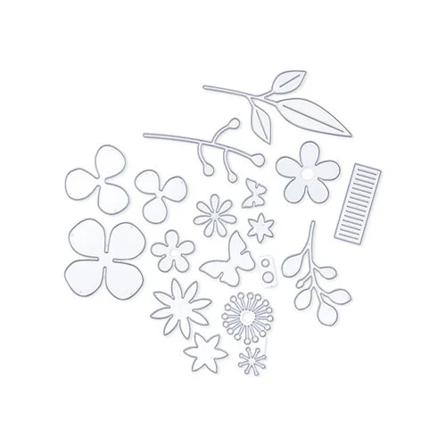 Sizzix - Big Shot Switch Plus Machine Die Cutting Bundle - Cherry Blossom - Magic Mat and Magnetic Mat