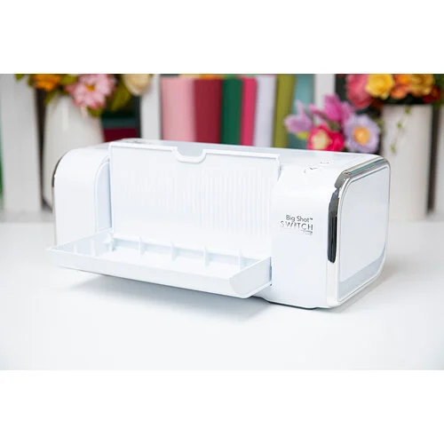 Sizzix - Big Shot Switch Plus Machine Die Cutting Bundle - White - Magic Mat and Magnetic Mat and Wavy Dies 4 Sizzix - Big Shot Switch Plus Machine Die Cutting Bundle - White - Magic Mat and Magnetic Mat and Wavy Dies