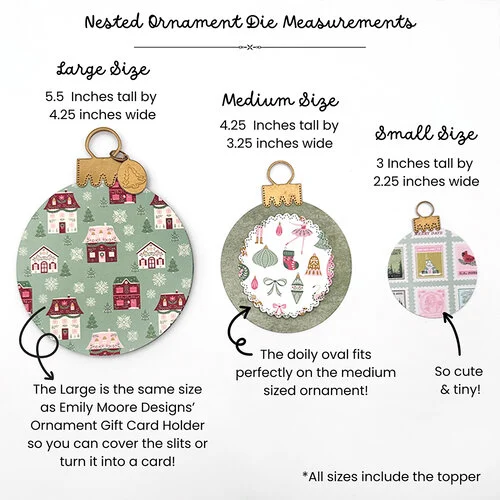 Emily Moore Designs - Dies - Nested Ornament