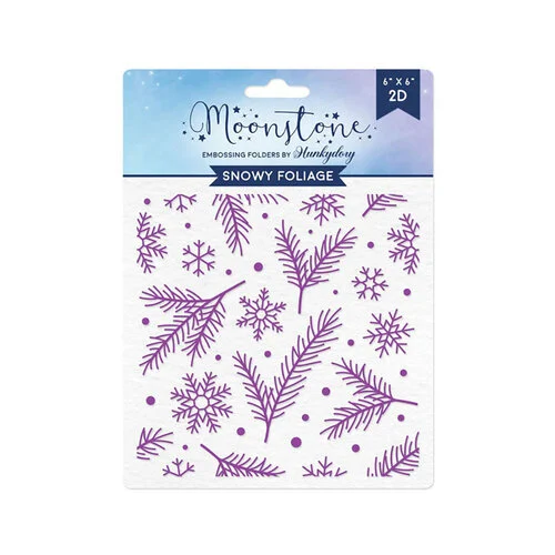Hunkydory - Embossing Folder - Snowy Foliage