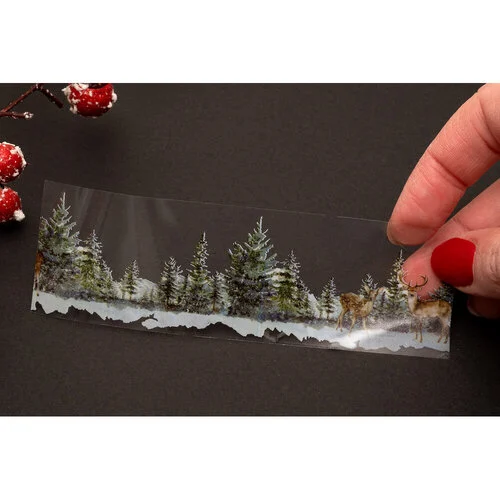 Studio Light - Clear Stickers - On A Roll - Winter Wonderland 4 Studio Light - Clear Stickers - On A Roll - Winter Wonderland