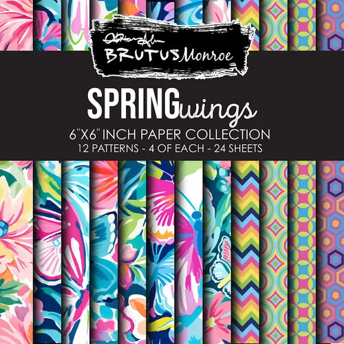 Brutus Monroe - 6 x 6 Paper Pack - Spring Wings