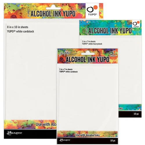 Ranger Ink - Tim Holtz - Alcohol Ink Yupo Paper - Variety Pack
