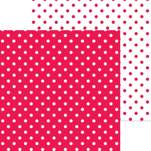 Doodlebug Design - 12 x 12 Double Sided Paper - Swiss Dot Petite Prints - Ladybug 1 Doodlebug Design - 12 x 12 Double Sided Paper - Swiss Dot Petite Prints - Ladybug