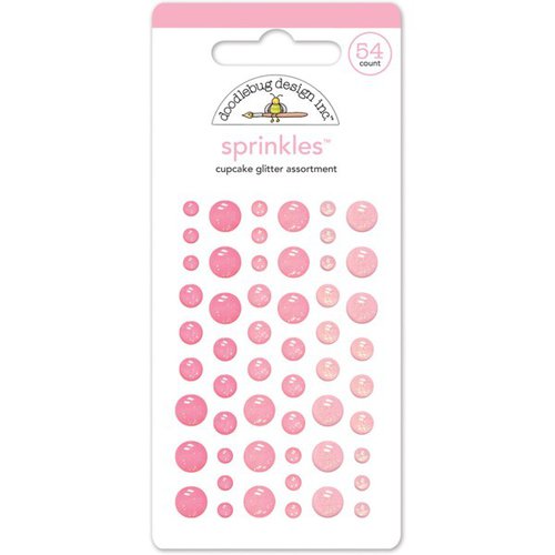 Doodlebug Design - Stickers - Glitter Sprinkles - Enamel Dots - Cupcake 1 Doodlebug Design - Stickers - Glitter Sprinkles - Enamel Dots - Cupcake