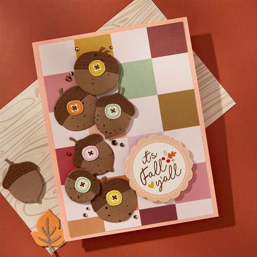 Spellbinders - Autumn Archives Collection - Chipboard Die Cut Stickers 3 Spellbinders - Autumn Archives Collection - Chipboard Die Cut Stickers