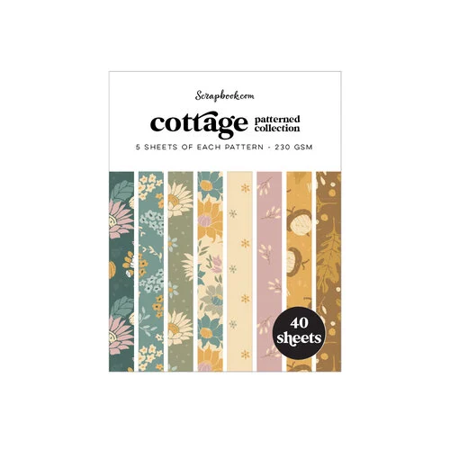 Scrapbook.com - Cottage Bundle - Dies, Paper, Stamps