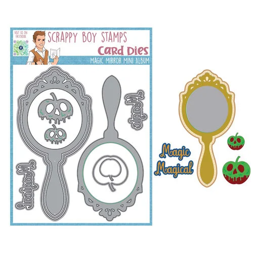 Scrappy Boy Stamps - Dies - Magic Mirror Mini Album
