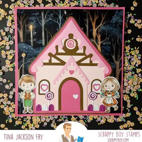 Scrappy Boy Stamps - 6 x 6 Paper Pack - Enchanted Forest 3 Scrappy Boy Stamps - 6 x 6 Paper Pack - Enchanted Forest