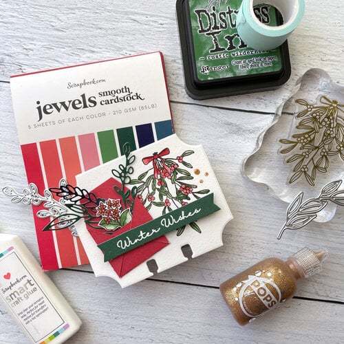 Scrapbook.com - Decorative Die Set - Little Envelopes - Classic - Set of 2