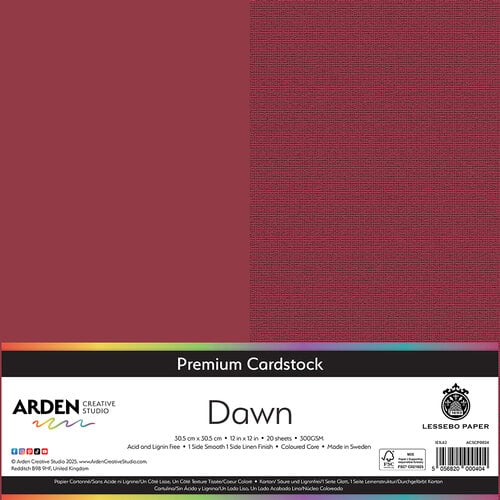 Arden Creative Studio - Premium Cardstock Collection - 12 x 12 - Dawn - 20 Sheets