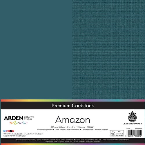 Arden Creative Studio - Premium Cardstock Collection - 12 x 12 - Amazon - 20 Sheets