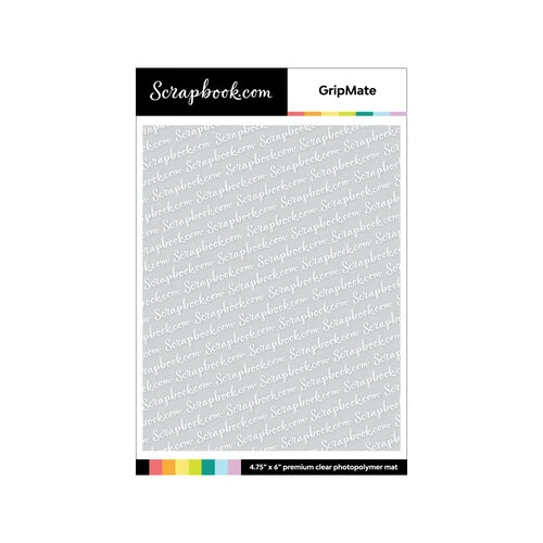 Scrapbook.com - GripMate - Mini - 4.75 x 6 - Clear Photopolymer Sticky Mat