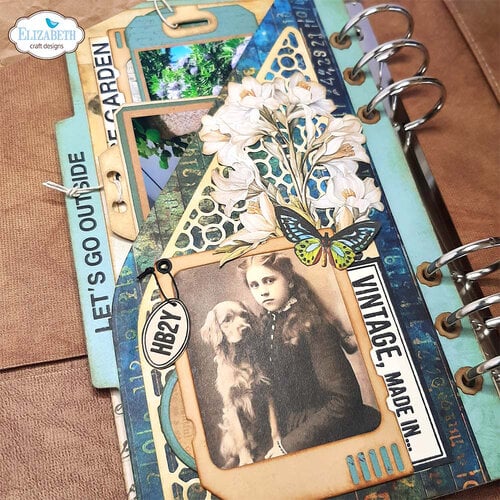 Elizabeth Craft Designs - Botanical Blend Collection - Dies - Page with Large Tab 2