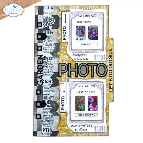 Elizabeth Craft Designs - Botanical Blend Collection - Dies - Page with Large Tab 2