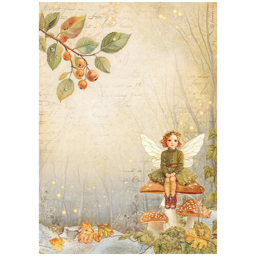 Stamperia - Whispering Woods Collection - A4 Rice Paper - 6 Pack 3 Stamperia - Whispering Woods Collection - A4 Rice Paper - 6 Pack