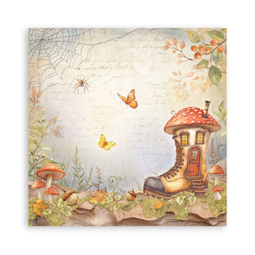 Stamperia - Whispering Woods Collection - 8 x 8 Paper Pad - Single Face 9 Stamperia - Whispering Woods Collection - 8 x 8 Paper Pad - Single Face