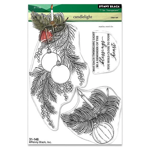 Penny Black - Clear Photopolymer Stamps - Candlelight