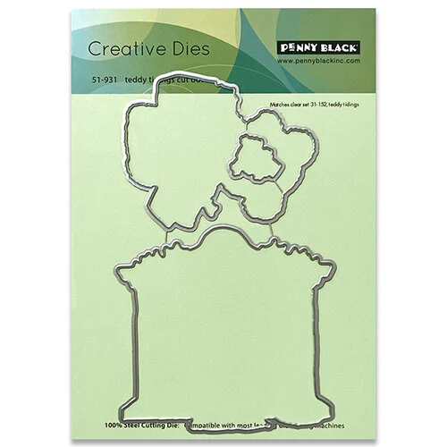 Penny Black - Creative Dies - Teddy Tidings Cut Out 1 Penny Black - Creative Dies - Teddy Tidings Cut Out