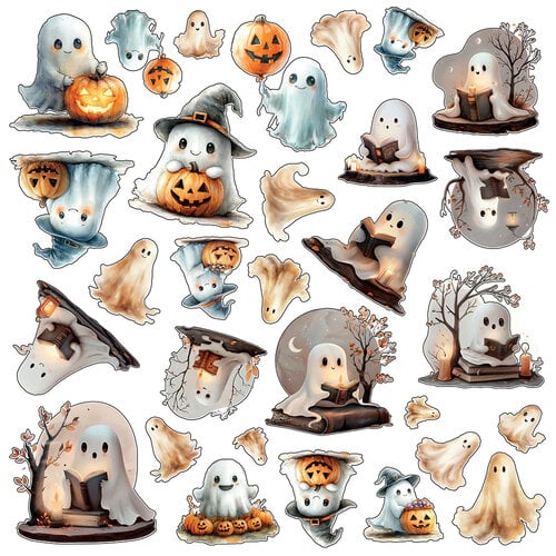 Prima - Bewitched Collection - Vellum Ephemera - The Boo Crew