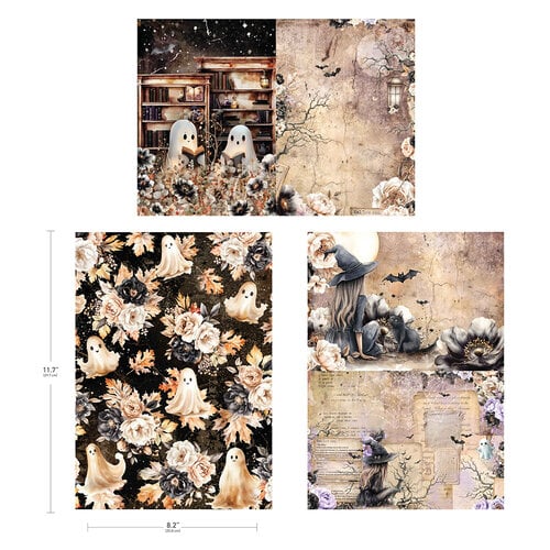 Prima Marketing - Bewitched Collection - A4 Decoupage Papers