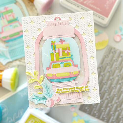 Pinkfresh Studio - Twinkle & Tradition Collection - Dies - Lantern Landscapes 2 Pinkfresh Studio - Twinkle & Tradition Collection - Dies - Lantern Landscapes
