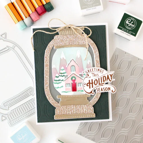 Pinkfresh Studio - Twinkle & Tradition Collection - Dies - Lantern Landscapes 5 Pinkfresh Studio - Twinkle & Tradition Collection - Dies - Lantern Landscapes