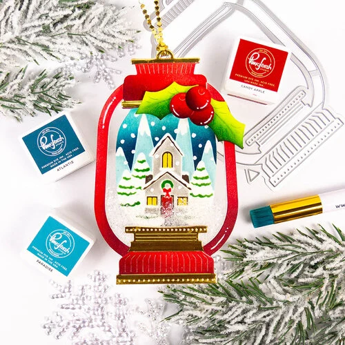 Pinkfresh Studio - Twinkle & Tradition Collection - Dies - Lantern Landscapes 6 Pinkfresh Studio - Twinkle & Tradition Collection - Dies - Lantern Landscapes