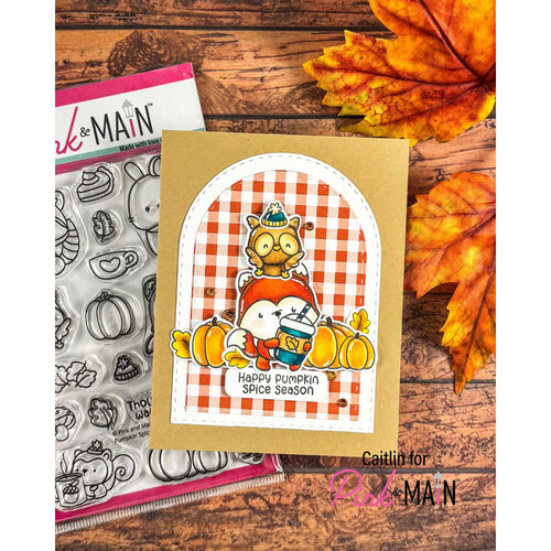 Pink and Main - 8.5 x 5.5 Paper Pack - Fall Gingham 2 Pink and Main - 8.5 x 5.5 Paper Pack - Fall Gingham