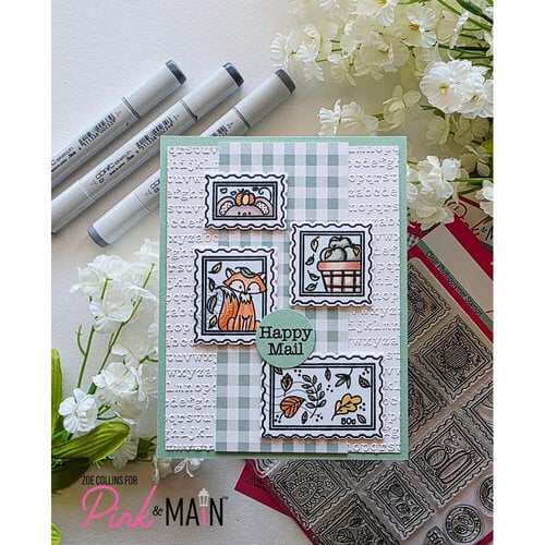 Pink and Main - 8.5 x 5.5 Paper Pack - Fall Gingham 6 Pink and Main - 8.5 x 5.5 Paper Pack - Fall Gingham