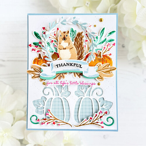 Papertrey Ink - Metal Dies - Fall Blessings 4 Papertrey Ink - Metal Dies - Fall Blessings