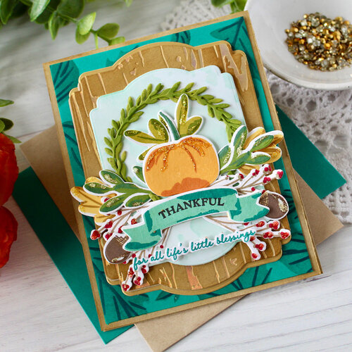 Papertrey Ink - Metal Dies - Fall Blessings 6 Papertrey Ink - Metal Dies - Fall Blessings
