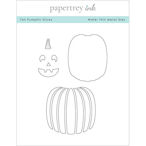 Papertrey Ink - Metal Dies - Tall Pumpkin Slices 1 Papertrey Ink - Metal Dies - Tall Pumpkin Slices