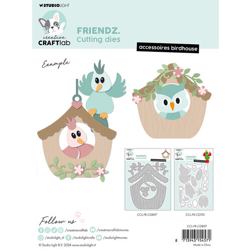 Creative Craftlab By Studio Light - Friendz Collection - Dies - Birdhouse