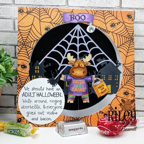 Riley and Company - Cut-Ups Collection - Dies - Corner Cobweb 3 Riley and Company - Cut-Ups Collection - Dies - Corner Cobweb
