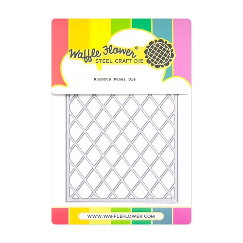 Waffle Flower Crafts - Craft Dies - Rhombus Panel 1 Waffle Flower Crafts - Craft Dies - Rhombus Panel