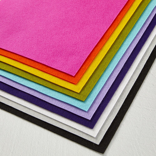 Spellbinders - Merino Wool Collection - Felt Sheets - Kaleidoscope Collection