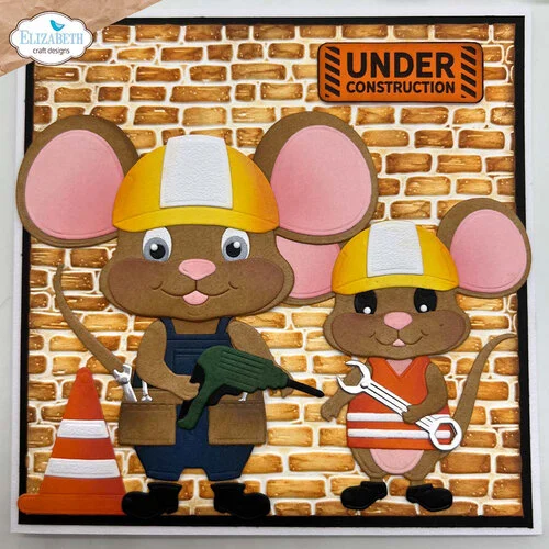 Elizabeth Craft Designs - Living It Up Collection - Dies - Construction Accessories