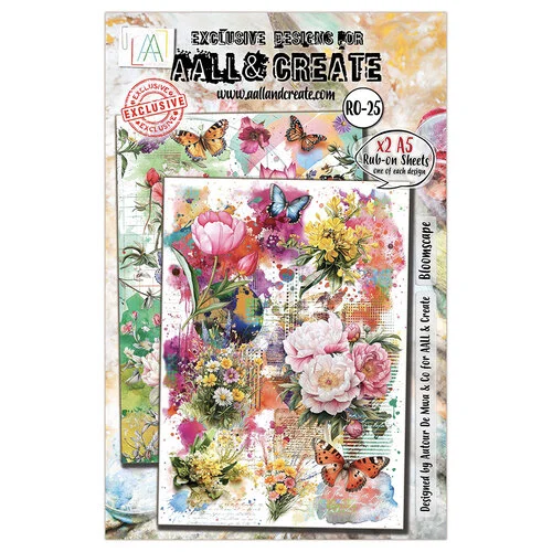AALL and Create - Radiant Florals Collection - Run-On Transfers - Bloomscape 1 AALL and Create - Radiant Florals Collection - Run-On Transfers - Bloomscape