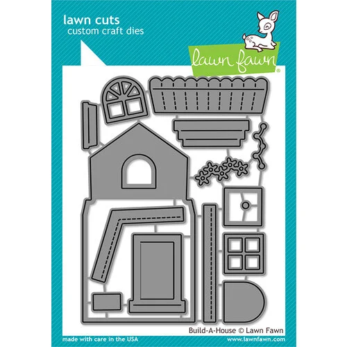 Lawn Fawn - Lawn Cuts - Dies - Build-A-House 1 Lawn Fawn - Lawn Cuts - Dies - Build-A-House