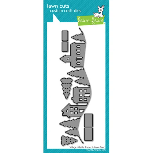 Lawn Fawn - Lawn Cuts - Dies - Village Hillside Border 1 Lawn Fawn - Lawn Cuts - Dies - Village Hillside Border