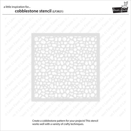 Lawn Fawn - Stencils - Cobblestone 2 Lawn Fawn - Stencils - Cobblestone