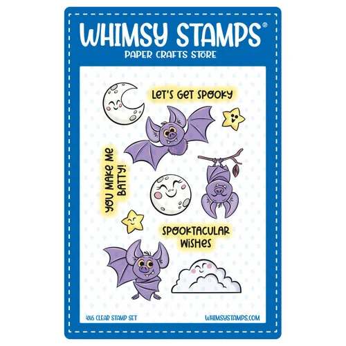 Whimsy Stamps - Clear Photopolymer Stamp Set - Let's Get Spooky