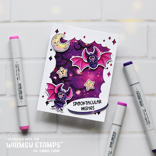 Whimsy Stamps - Clear Photopolymer Stamp Set - Let's Get Spooky