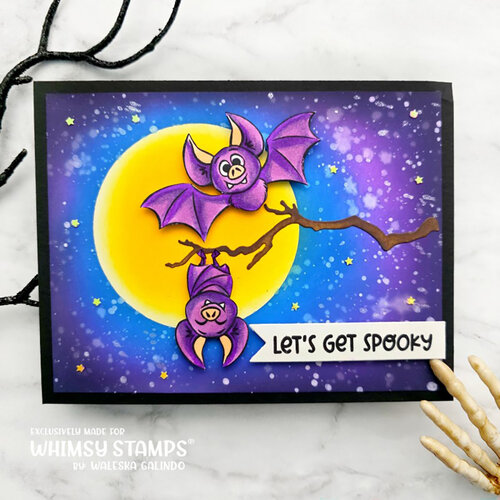 Whimsy Stamps - Clear Photopolymer Stamp Set - Let's Get Spooky