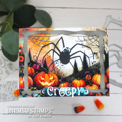 Whimsy Stamps - Dies - Itsy Bitsy Spider 2 Whimsy Stamps - Dies - Itsy Bitsy Spider
