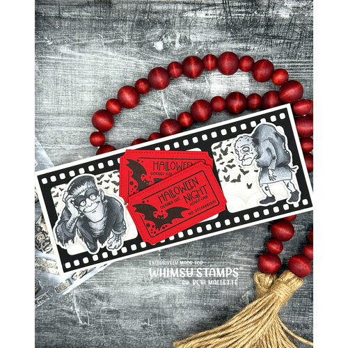 Whimsy Stamps - Clear Photopolymer Stamp Set - Abby Normal