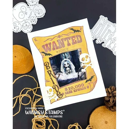 Whimsy Stamps - Quick A2 Card Fronts - The Brides 16 Whimsy Stamps - Quick A2 Card Fronts - The Brides