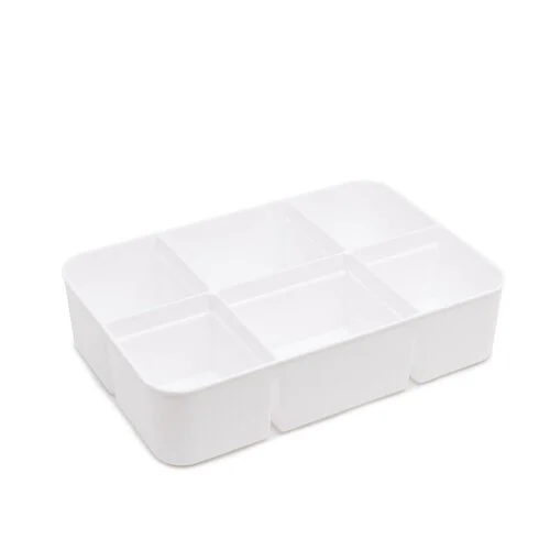 Scrapbook.com - Stash-n-Stow Organizer - Divider Tray - White 2 Scrapbook.com - Stash-n-Stow Organizer - Divider Tray - White